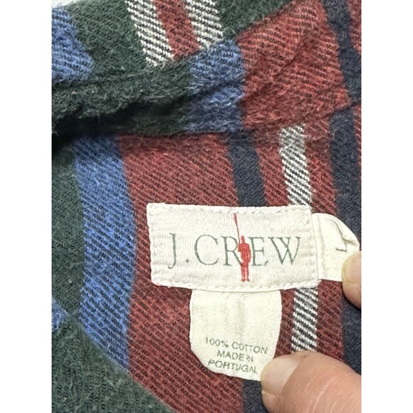 J Crew Shirt Mens Large Oarsman Rugby Polo Striped Heavy Long Sleeve*PEELING - Picture 3 of 10